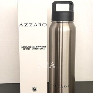 Azzaro Water Bottle Stainless Steel Screw-Top (16oz)